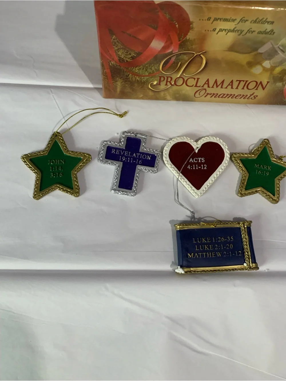 Proclamation Advent Countdown Ornament Collection Set 25